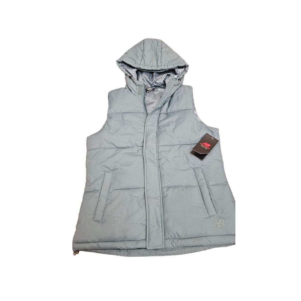 Green‎ New Balance puffer vest- new with tags